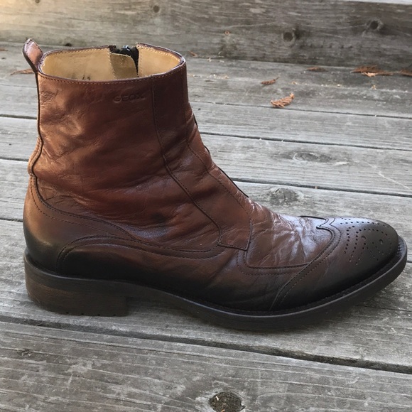 Geox Leather Boots 41 - Picture 4 of 7